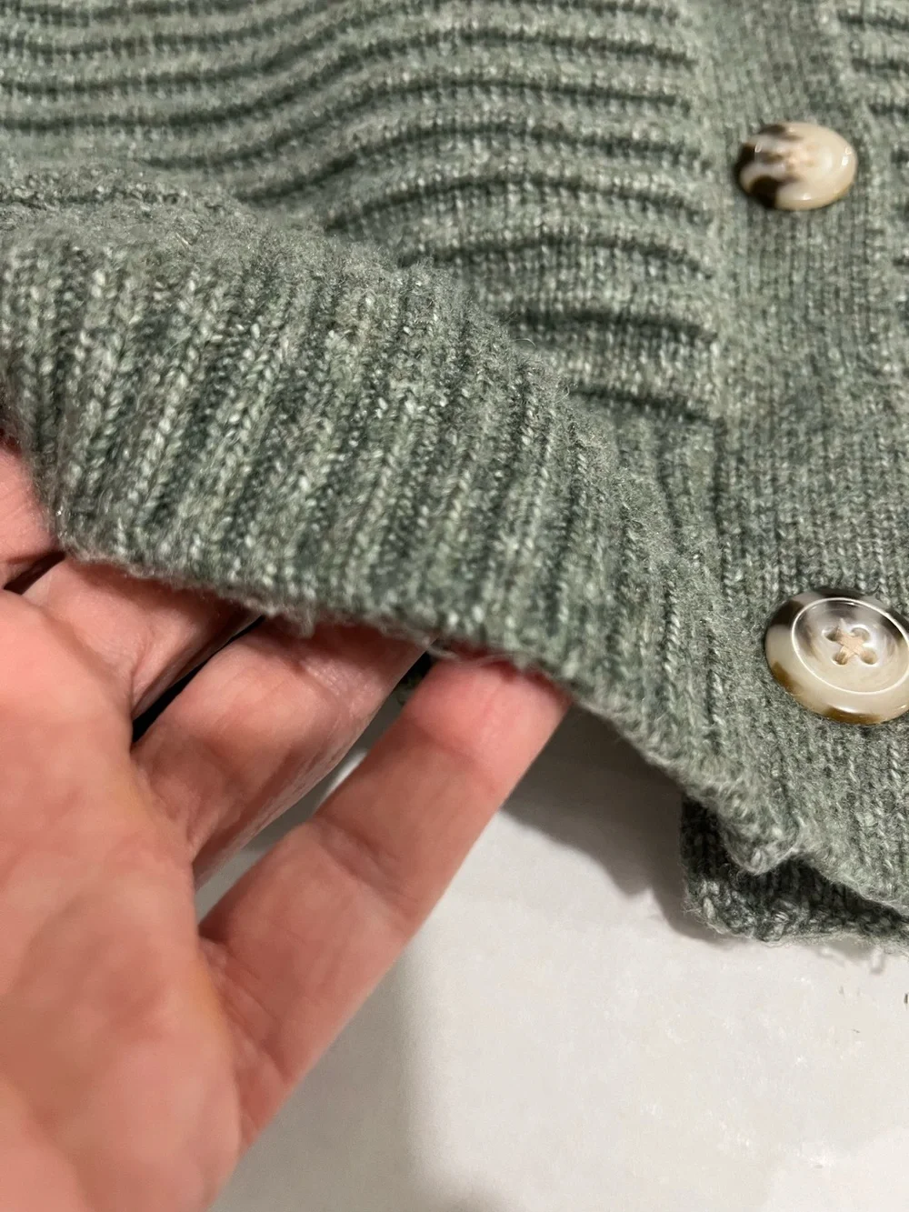 HAPPILY GREY CROPPED CARDIGAN